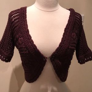 Knitted bolero jacket